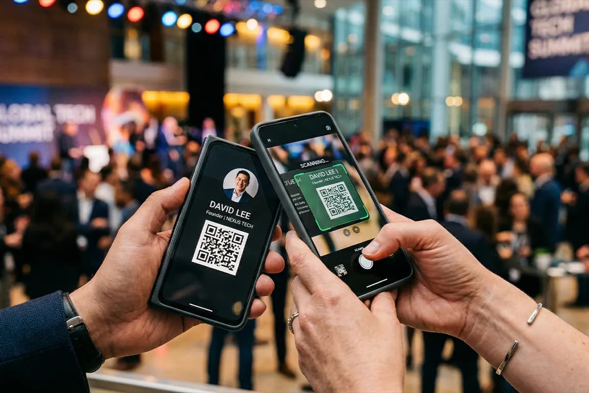 Digital Business Cards for Events, Conferences, and Networking Meetings